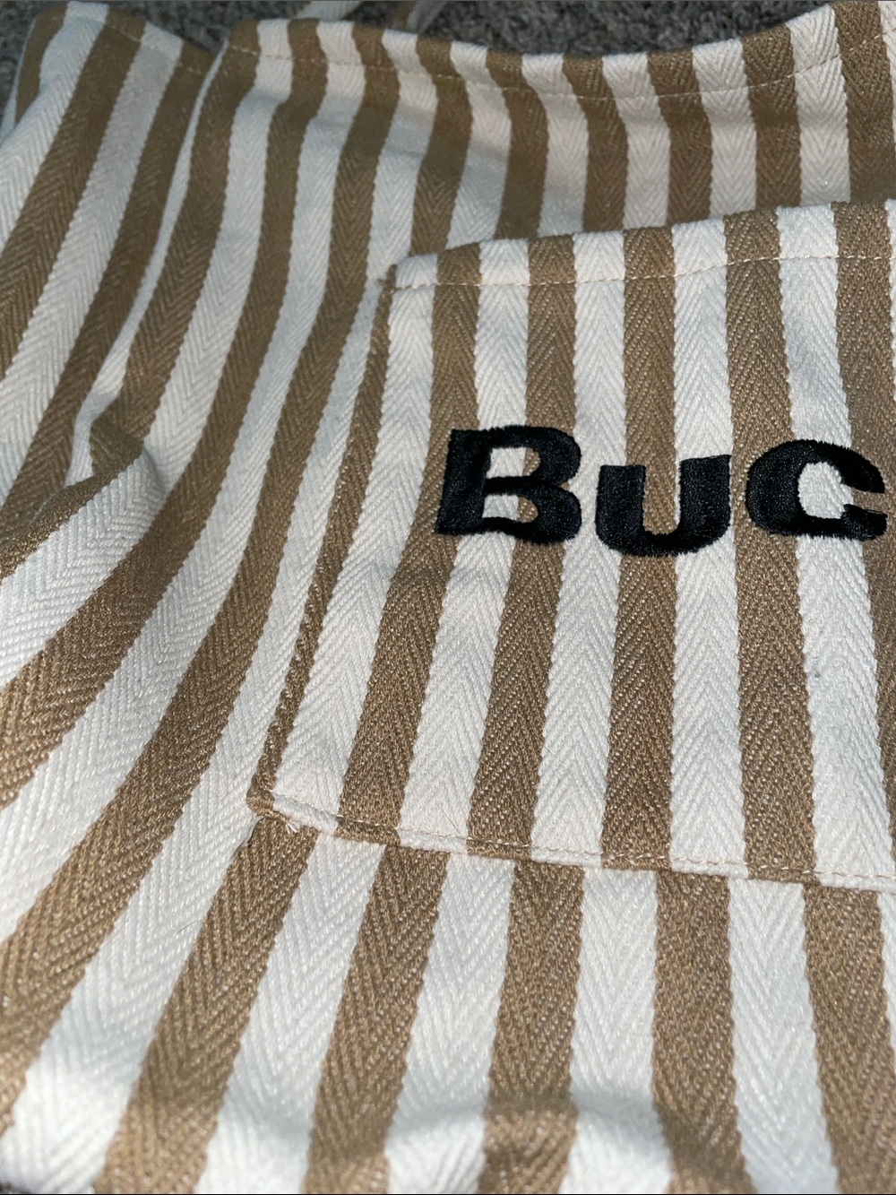 Buckle Canvas Tote Bag NWOT - Picture 2 of 4